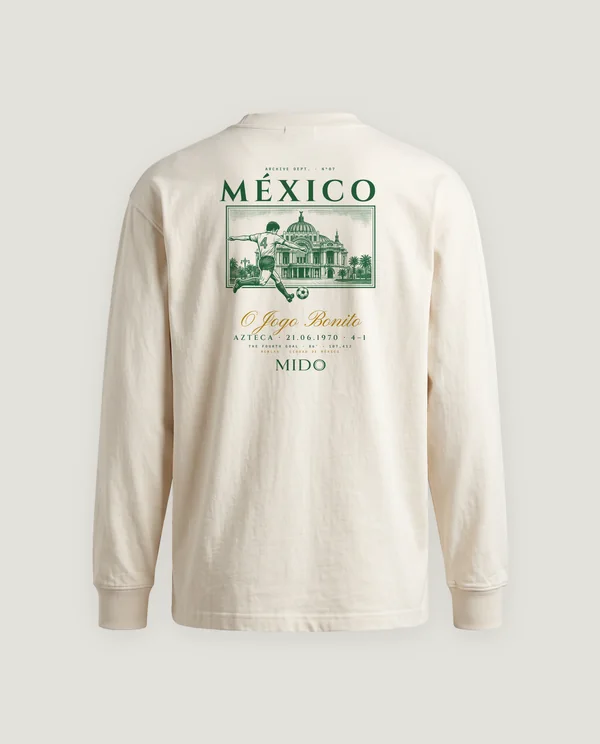 México 1970 Longsleeve in Ecru.