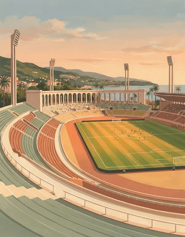 Golden Hour: a gouache painting.