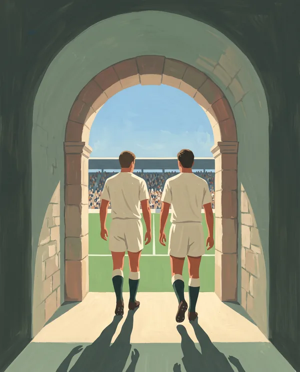 The Tunnel: a gouache painting.
